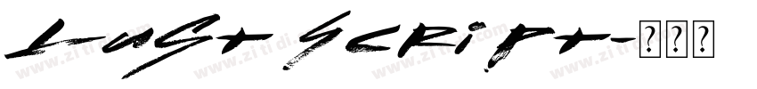 Lust Script字体转换